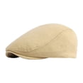thumbnail image 1 of Fgnfyis Women Spring Autumn British Retro Solid Color Knitted Baseball Cap Casual Hats for Women Yellow, 1 of 5