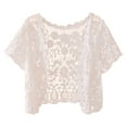 thumbnail image 1 of Fgnfyis Women Summer Lightweight Knitted Lace Cover Up Versatile Beach Cardigan Shawl Wrap Beige XXL, 1 of 3