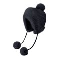 thumbnail image 1 of Fgnfyis Women Winter Knit Hat with Thermal Windproof Ear Cover Thickened Cold Weather for Outdoor Use Black, 1 of 5