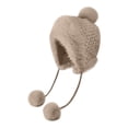 thumbnail image 1 of Fgnfyis Women Winter Knit Hat with Thermal Windproof Ear Cover Thickened Cold Weather for Outdoor Use Coffee, 1 of 5