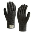 thumbnail image 1 of Fgnfyis Women Wool Knitted Touchscreen Gloves Thickened Warm Windproof for Cycling Riding and Winter Cold Weather Protection Grey, 1 of 3