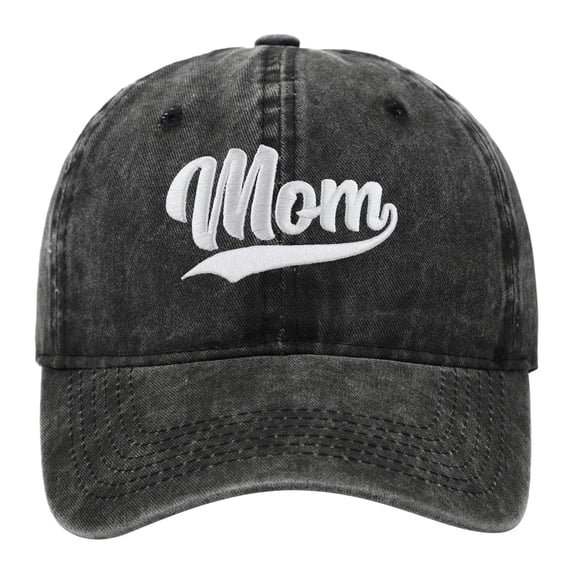 Fgnfyis Women's Baseball Cap Unisex Fashion with Inspirational Saying Washed Soft Top Seasonal Hats for Women Black