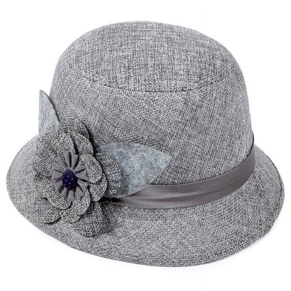 Fgnfyis Women's Billycock Flower Flax Sun Visor Fashion Cap for Outdoor Hats for Women GY