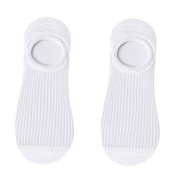 Fgnfyis Ankle Socks for Women Summer Thin Mesh Breathable Sweat Absorbing Shallow Hidden Boat Socks White