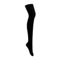 thumbnail image 1 of Fgnfyis Women's Bohemian Style Long Leg Warmer Stockings for Winter Thermal Knitted Socks Black One Size, 1 of 5