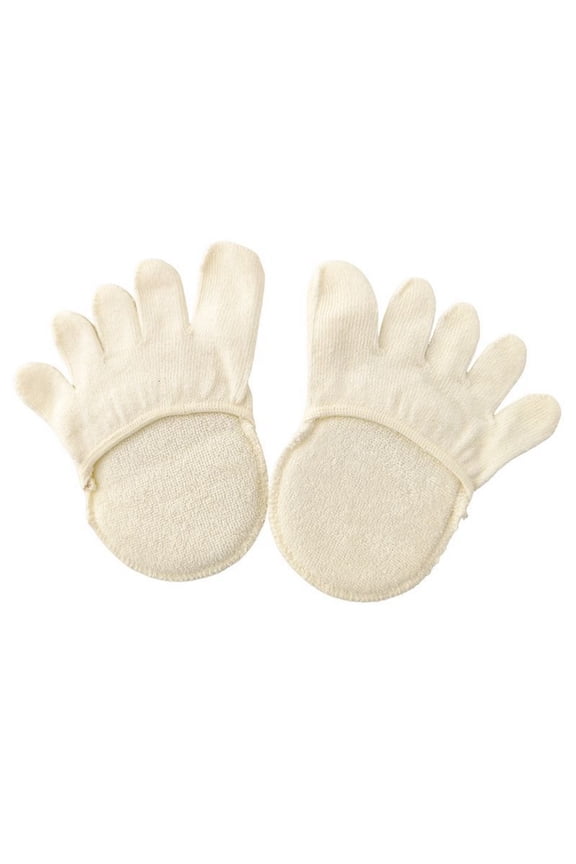 Women's Breathable Summer Toe Socks with Cushioned Sole Comfortable Daily Wear Socks for High Heels Soft and Durable White One Size