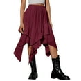 thumbnail image 1 of Fgnfyis Women's Carnival Fringe Waist Scarf Towel Latin Dance Strap Waist Chain Fringe Lace Up Skirt Flowy Asymmetric Layered Style Red S, 1 of 4