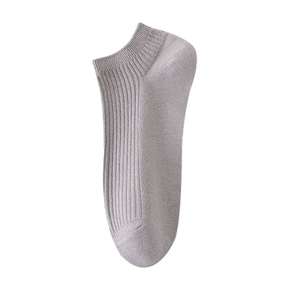 Fgnfyis Women's Comfortable Sock Slippers with Pull Tab for Everyday Wear Non Lightweight Breathable Shoes for All Seasons Light Gray One Size