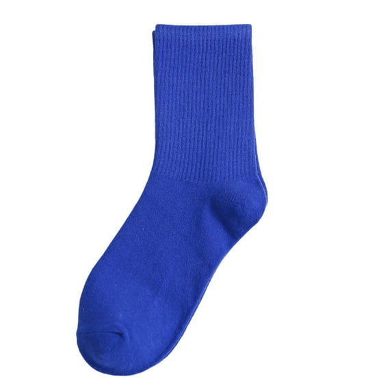 Fgnfyis Women's Fashion Stacked Stockings Over The Knee Socks for Casual Wear with Loafers Breathable Comfortable Stretchable Long Socks Dark Blue