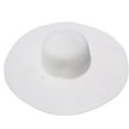 thumbnail image 1 of Fgnfyis Women's Korean Style Oversized Sun Hat Wide Brim Straw Floppy Foldable Cap for Beach Summer Outdoor Activities White One Size, 1 of 4