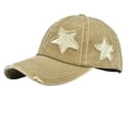 thumbnail image 1 of Fgnfyis Women's Mesh Baseball Cap with High Ponytail Opening for Outdoor Activities Khaki One Size, 1 of 3
