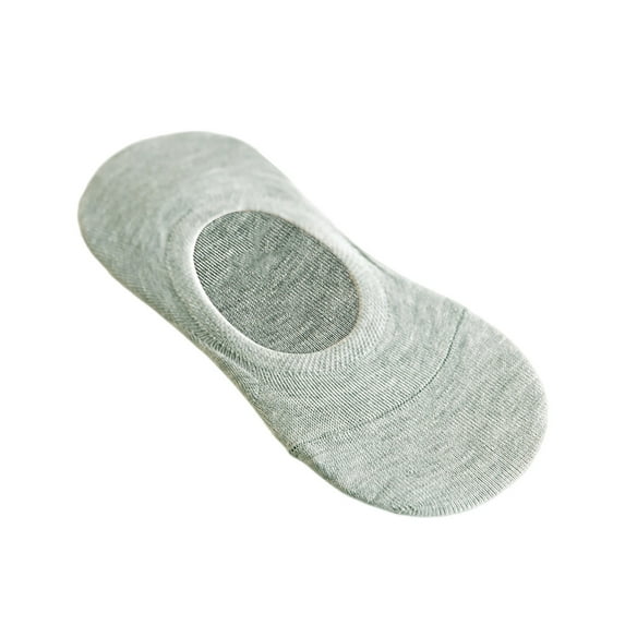 Fgnfyis Women's Solid Color Ankle Socks Breathable Low Cut Casual Athletic Comfort Socks Grey One Size