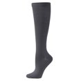 thumbnail image 1 of Fgnfyis Women's Solid Sports Compression Socks Calf Socks Leg Elastic Socks for Women Athletic Support Grey, 1 of 2