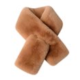 thumbnail image 1 of Fgnfyis Women's Thick Scarf Stylish Warm and Versatile Winter Fashion Accessory Soft and Cozy Design Coffee, 1 of 4