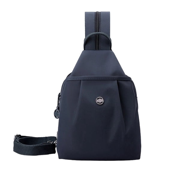 Fgnfyis Womens Backpack Mini Lightweight Anti Theft Chest Casual Small Daypack Backpack for Women Dark Blue