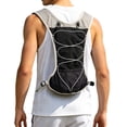 thumbnail image 1 of Fgnfyis Womens Backpack Multifunctional Outdoor Running Pack Lightweight Vest Breathable Mesh Reflective Secure Storage Men Hiking Backpack Men Black, 1 of 7