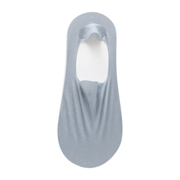 Fgnfyis Womens Liner Socks In Low Cut Non Ankle Socks for Hidden Cushioned Socks and Flat Boat Style Dark Gray One Size