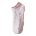 thumbnail image 1 of Fgnfyis Womens Low Cut Half Velvet Autumn Winter Thick Womens Socks with Silicone Non for Floor Socks Liner Socks Purple One Size, 1 of 3