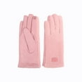 thumbnail image 1 of Fgnfyis Womens Snow Gloves Winter Thermal Lambswool Cold Weather Riding Skiing Sports Windproof Touchscreen Compatible Warm Mittens Winter Gloves for Women Pink, 1 of 4