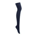 thumbnail image 1 of Fgnfyis Womens Socks for Women Winter Long Leg Warmer Socks Stockings Bohemian Style Knit Cozy Navy, 1 of 4