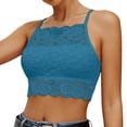 thumbnail image 1 of Fgnfyis Womens Tank Tops Women's Solid Color Sleeveless Cropped Camisole for Casual Layering Women's Tops Dark Blue XL, 1 of 6