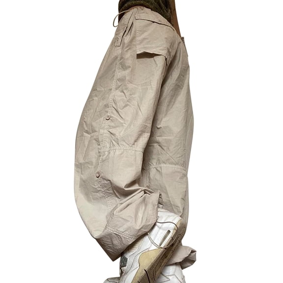 Fgnfyis Womens Trousers High Waist Wide Leg Pants Trouser Fit Loose Work Long Pants with Practical and Comfortable Design for Daily Use Beige S