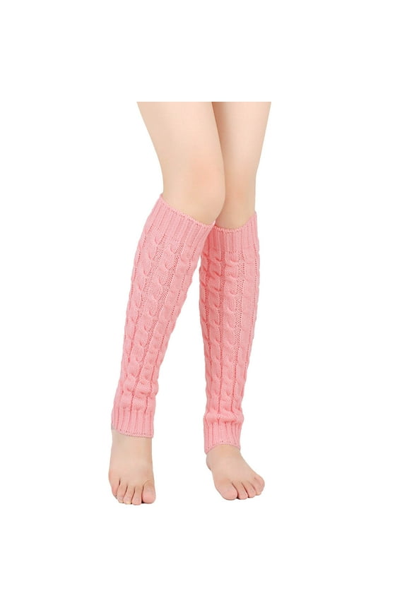 Womens Winter Thickening Warm Medium Length Over Knee Socks for Women Keep Warm Sock High The Knee Lightweight Socks Pink