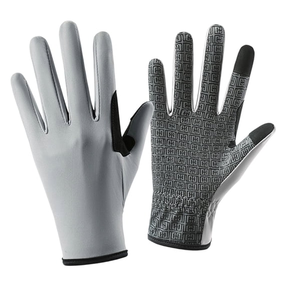 Fgnfyis Workout Gloves for Men Sports Cycling Breathable Half Finger Driving Protective Gloves Outdoor Fishing Climbing Dark Gray M