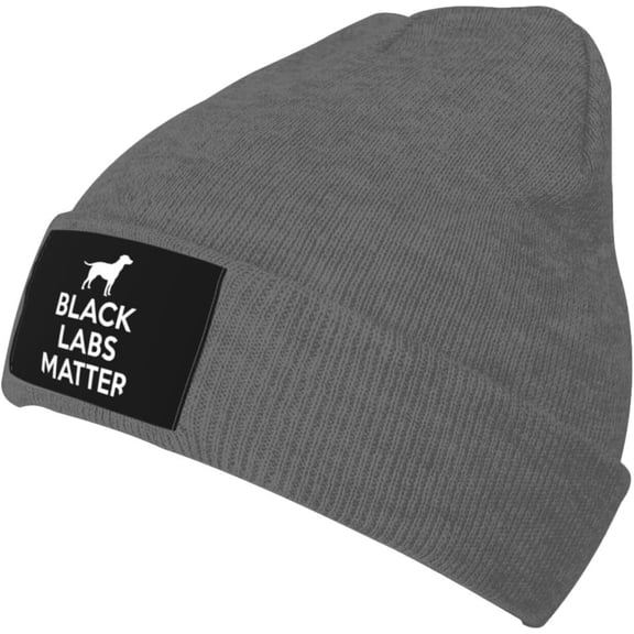 Fgsivsw Black-Labs-Matter Men/Women Beanie Winter Hat Warm Skull Knit Hats Soft Stretch Thick Trendy Knitted Cap Black