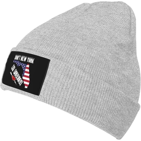 Fgsivsw Don't New York My Florida Men/Women Beanie Winter Hat Warm Skull Knit Hats Soft Stretch