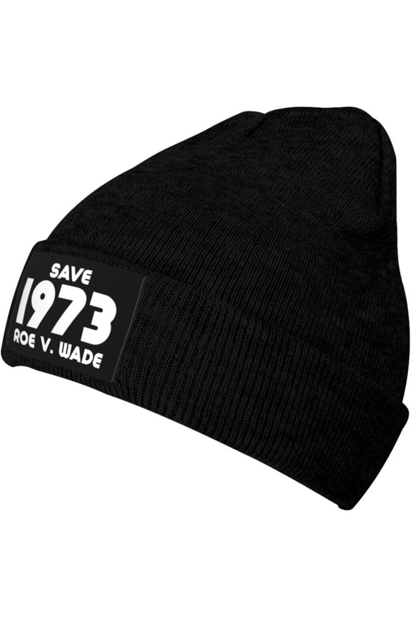 Fgsivsw Save Defend Pro Roe 1973 Men/Women Beanie Winter Hat Warm Skull Knit Hats Soft Stretch Thick Trendy Knitted Cap Black