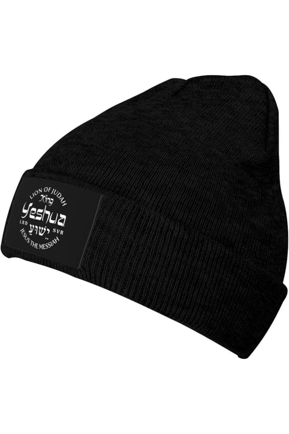 Fgsivsw Yeshua,Jesus,King of Kings Men/Women Beanie Winter Hat Warm Skull Knit Hats Soft Stretch Thick