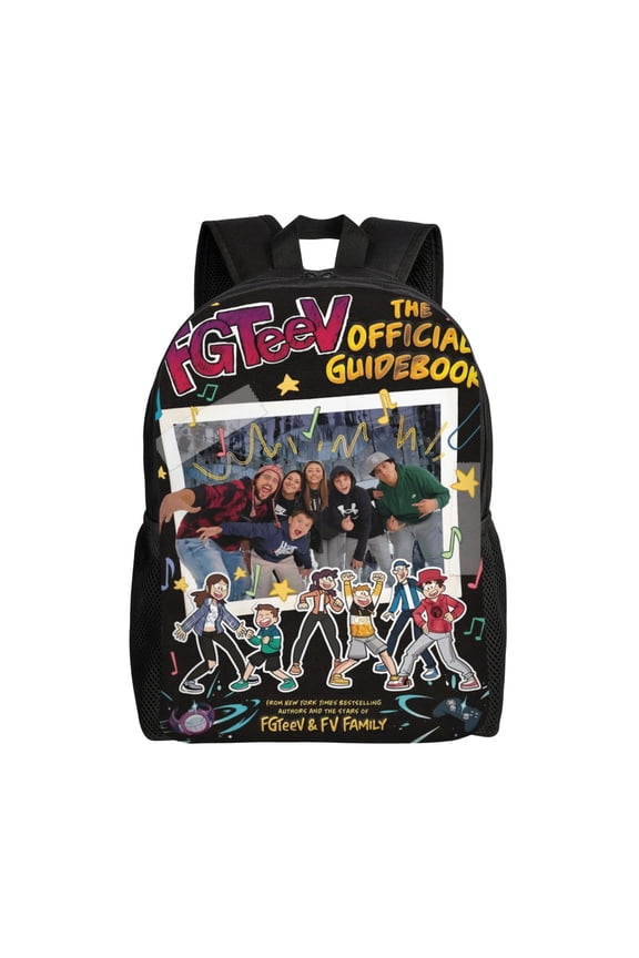 Fgteev Backpack Lightweight Daypack Large Capacity Travel Work School Back Pack Novelty Book Bag Laptop Bag