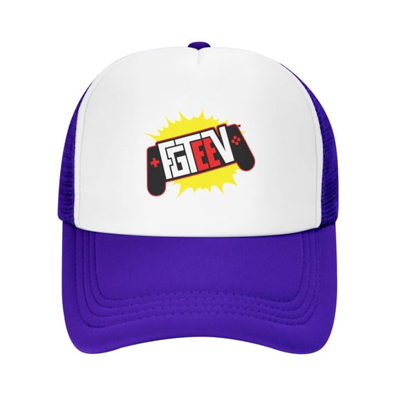 Fgteev Hat, Truck Hat Adjustable Snapback, Baseball Cap With Mesh, Unisex Sports Cap