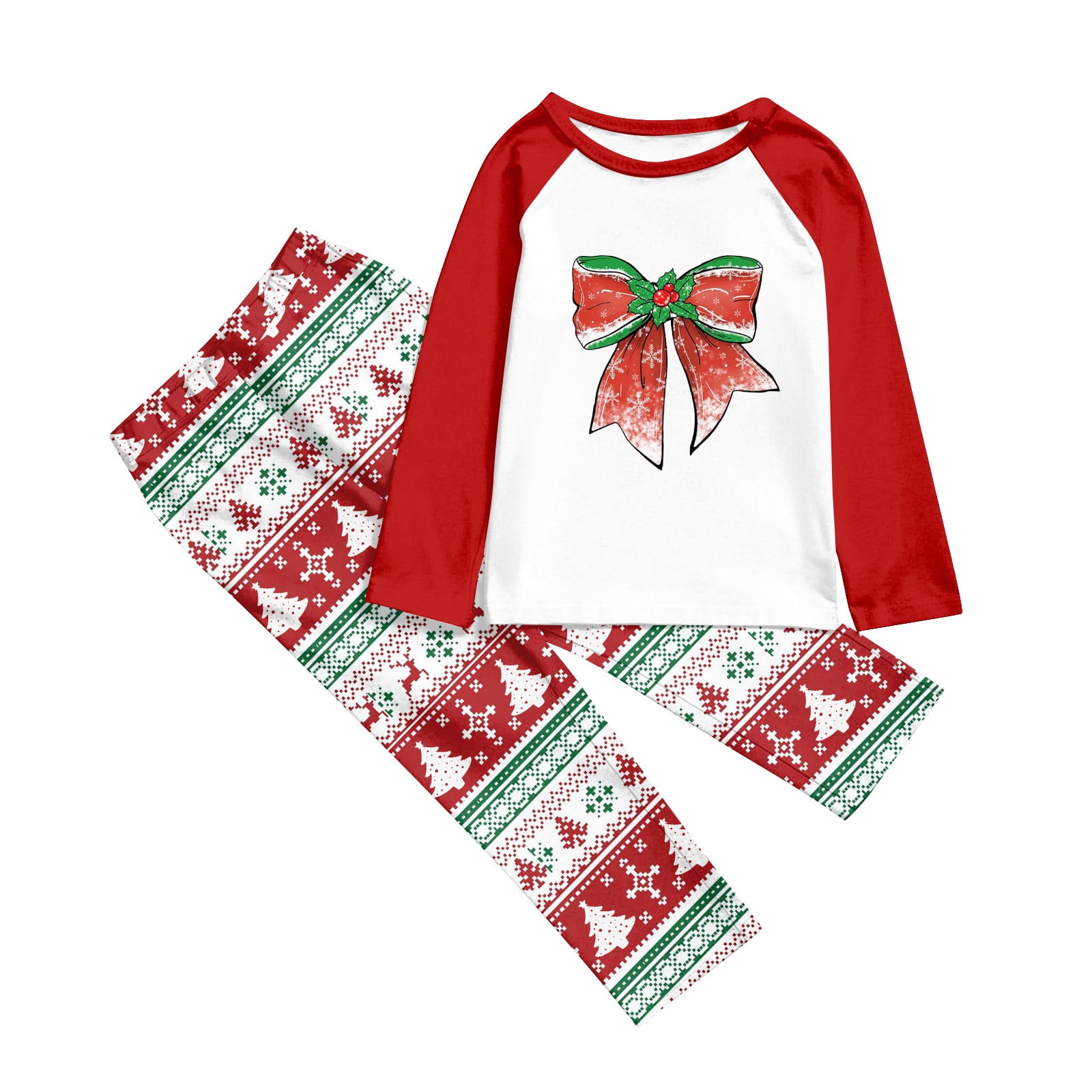 Fgvctg Christmas Family Pajamas Matching Sets Holiday Funny Couple ...