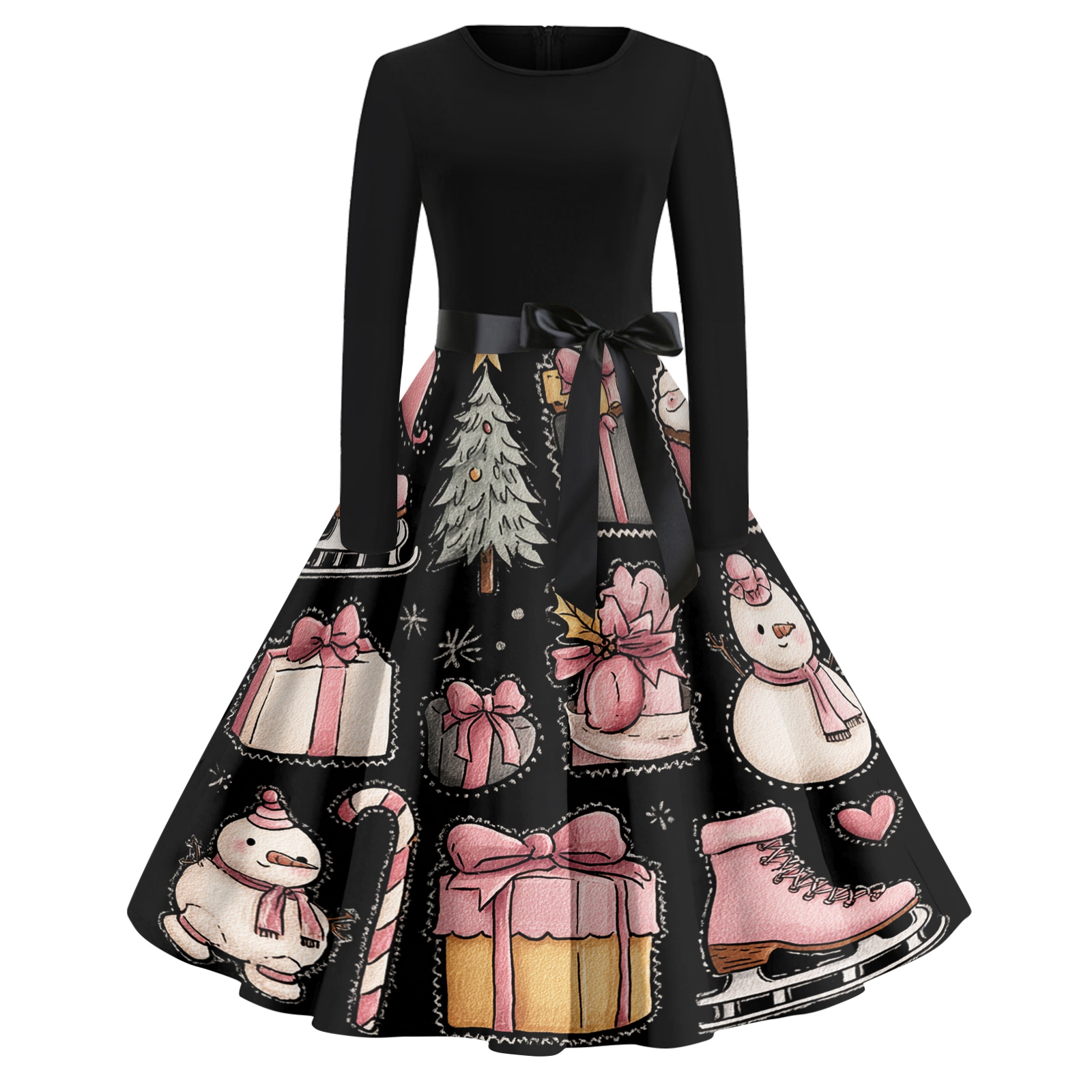 Fgvctg Christmas Wedding Guest Dresses for Women Dinner Cocktail 50's Fgvctg Christmas Wedding Guest Dresses for Women Dinner Cocktail 50's