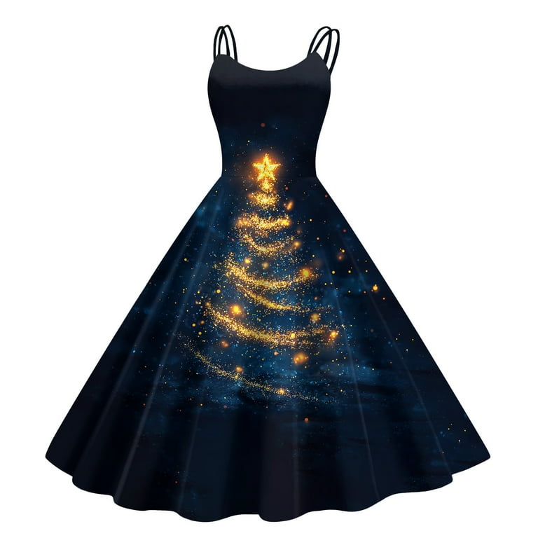 Fgvctg Christmas Wedding Guest Dresses for Women Prom Cocktail 50s