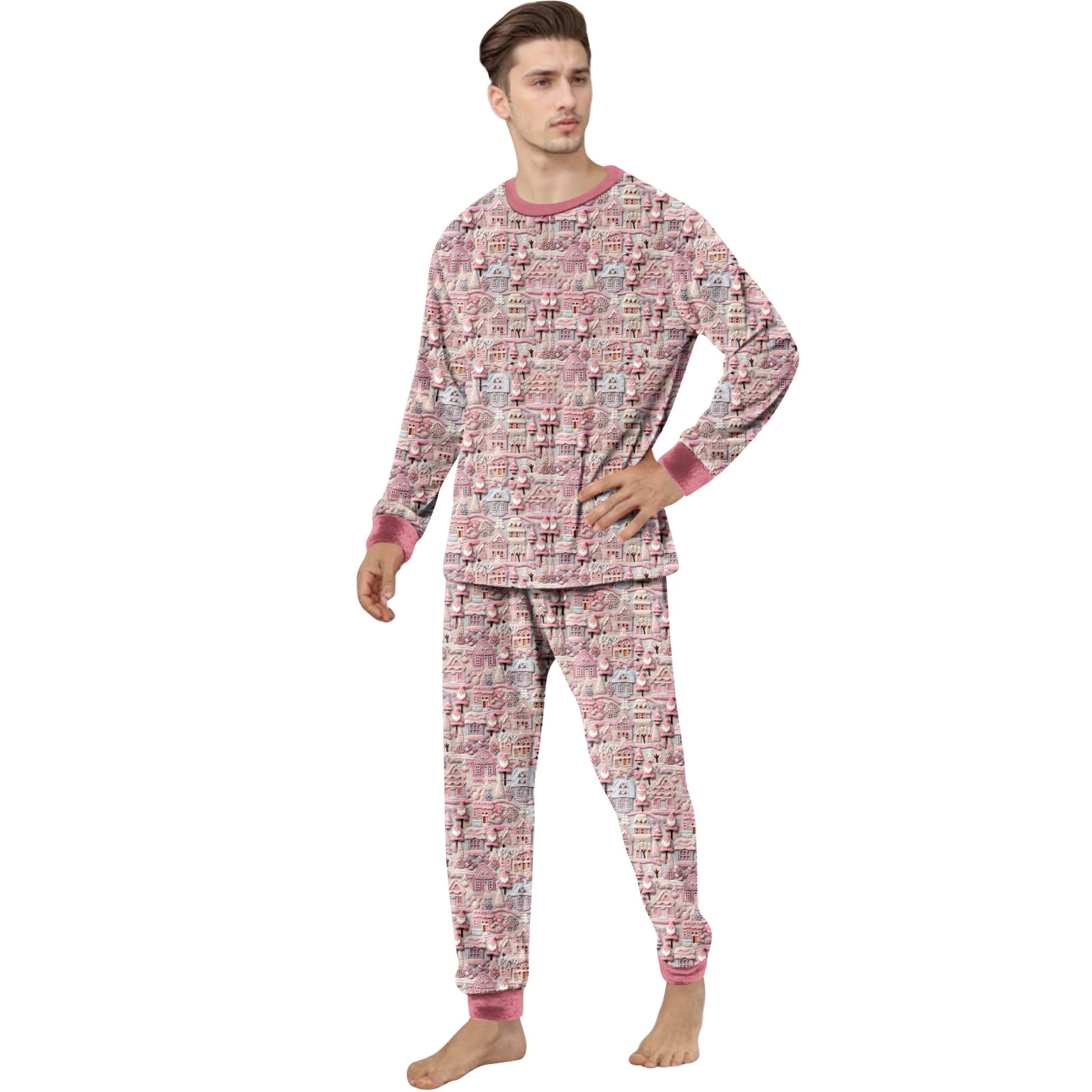 Fgvctg Family Christmas Pajama Set Long Sleeve Holiday Pajama Set Funny ...