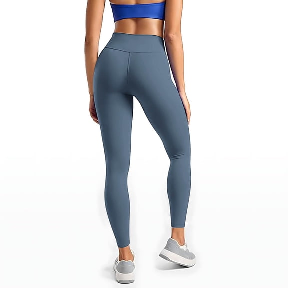 Fgvctg Fleece Leggings For Women Buttery Soft Workout Leggings Winter Athletic Outfit Yoga High Waisted Thermal Joggerss Clothes Royal Blue L