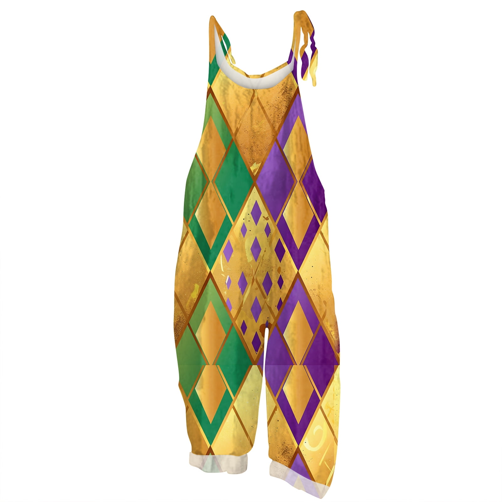 Vive La Fete Womens Stripe Logo Overalls main image 1
