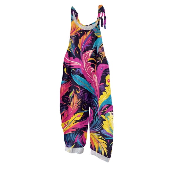 Fgvctg Mardi Gras Womens Overalls Wide Leg Pant Carnival Party Spaghetti Straps Fashion Mask Print Jumpsuits Sleeveless Bib Overalls Sprimg Romper Clothes With Pockets Hot Pink XXXXXL