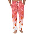 thumbnail image 1 of Fgvctg Men's Valentine's Day Pajamas Soft Love Heart Graphic Wide Leg Pajamas Sleepwear High Waisted Pjs Pant Lightweight Spring Fall Drawstring Lounge Pants with Pockets Red M, 1 of 4