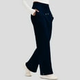 thumbnail image 1 of Fgvctg Wide Leg Sweatpants for Women Baggy Lounge Pants Winter Warm Outfits 2025 High Waisted Drawstring Joggers Clothes Navy M, 1 of 7
