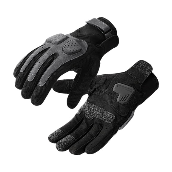 Fgvctg Winter Warm Running Women Men Gloves - Cold Weather Thermal Bike Snow Ski Sports Mittens Driving Work Outdoor Black L