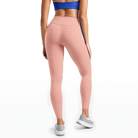 Fgvctg Women's Leggings Yoga High Waisted Buttery Soft Workout Leggingss Winter Warm Outfits 2025 Thermal Yoga pants Joggers Clothes Pink S