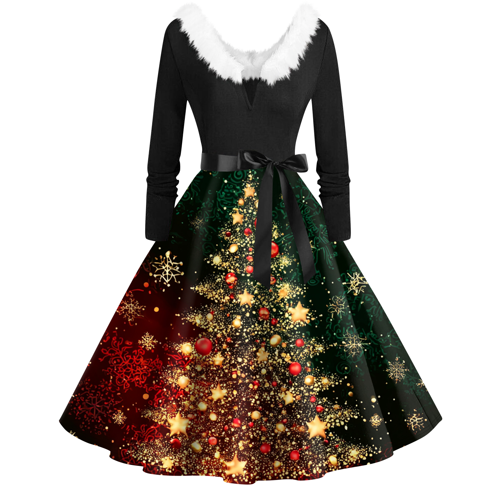 Fgvctg Womens Christmas Dresses for Wedding Guest Prom Cocktail 1950s Fgvctg Womens Christmas Dresses for Wedding Guest Prom Cocktail 1950s