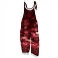 thumbnail image 1 of Fgvctg Womens Valentine's Day Jumpsuit Wide Leg Pant Dressy Overalls Love Heart Graphic Sleeveless Date Night Spaghetti Straps Jumpsuit Rompers Bib Overalls Plus Size Sprimg Pants With Pockets Red M, 1 of 5