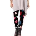 thumbnail image 1 of Fgvctg Womens Valentines Day Leggings Yoga High Waisted Full Length Stretch Workout Leggings Cute Love Heart Print Casual Outfit Thermal Yoga pants Joggers Clothes Vermilion XL, 1 of 6