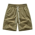 thumbnail image 1 of Fheaev Athletic Shorts For Men Men Sports Breathable Side Pocket Low-waist Sweatpants Shorts, 1 of 3