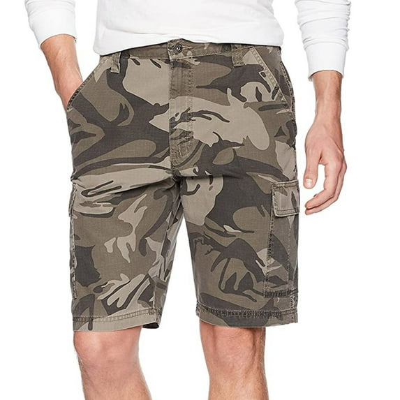 Fheaev Cargo Shorts For Men Fashion Men's Pocket Zipper Classic Cargo Shorts Pants